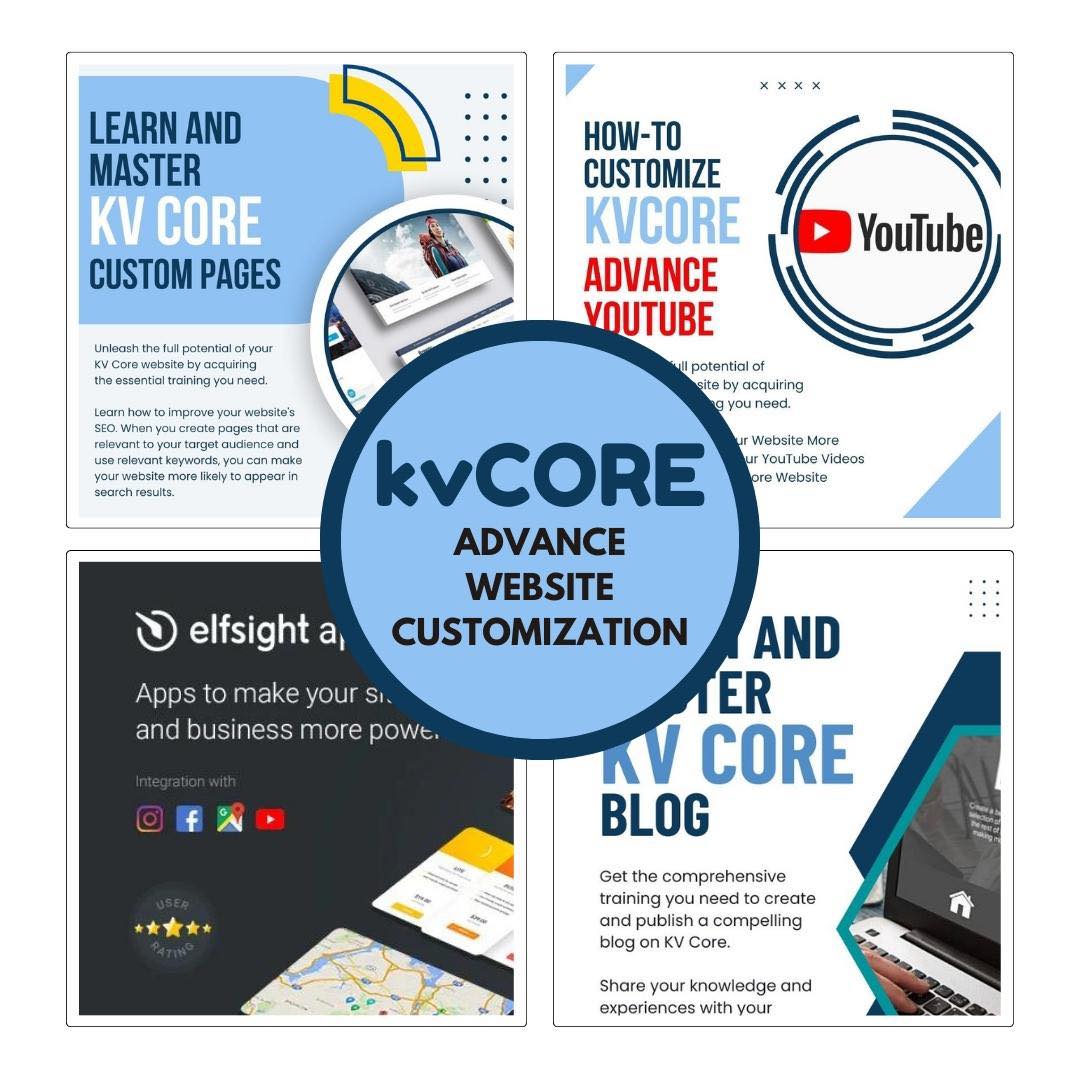 kvCORE Advance Website Customization