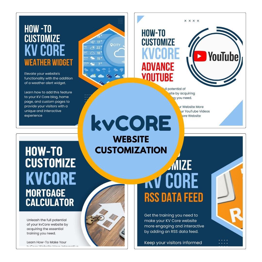 kvCORE Website Customization