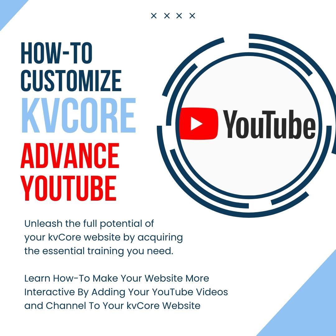 kvCore Advance YouTube Integration